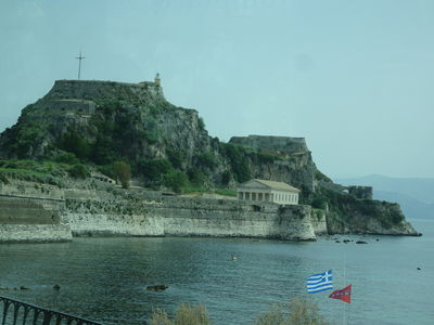 old fortress at corfu
