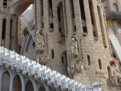 gaudi cathedral close-up #3
