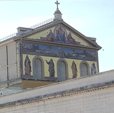 religious mural rome
